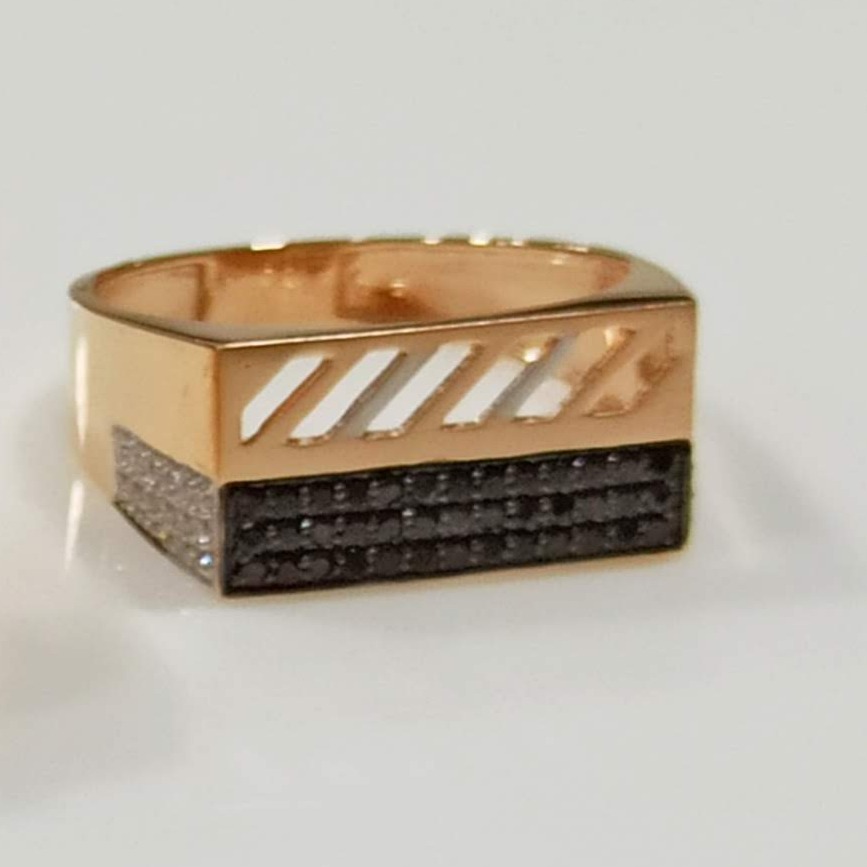 18KT Rose Gold  wedding ring for men's