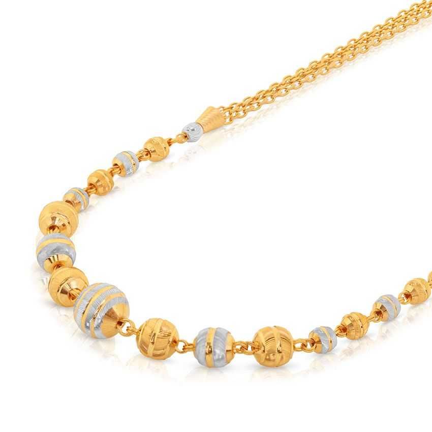 22KT Gold Natural Vertical Mala
