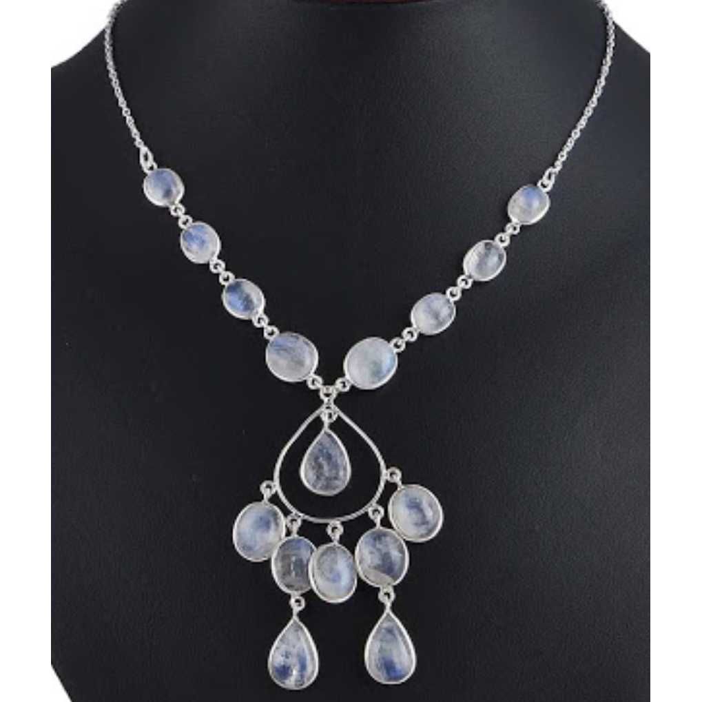 Silver Indian Ladies Designer Necklace