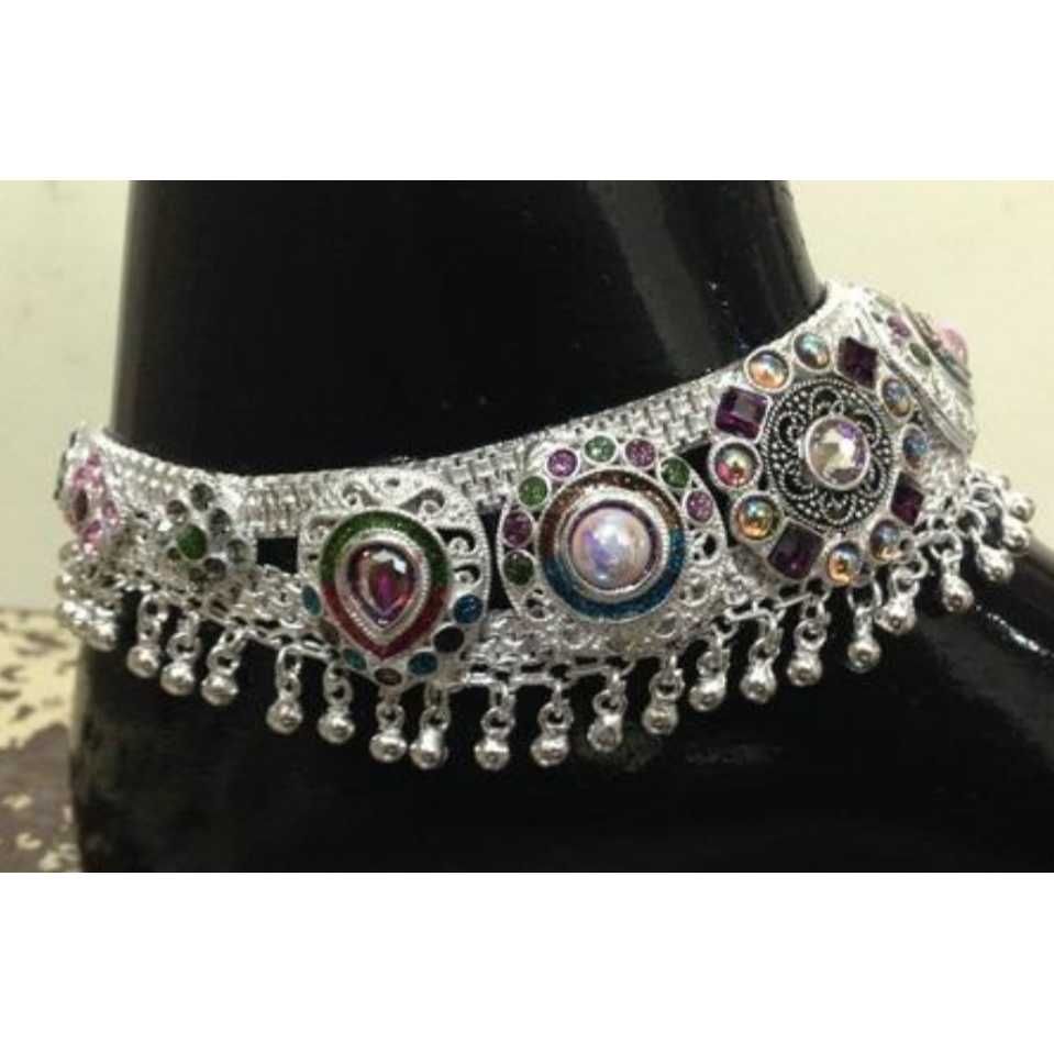 Silver Indian Charming Payal