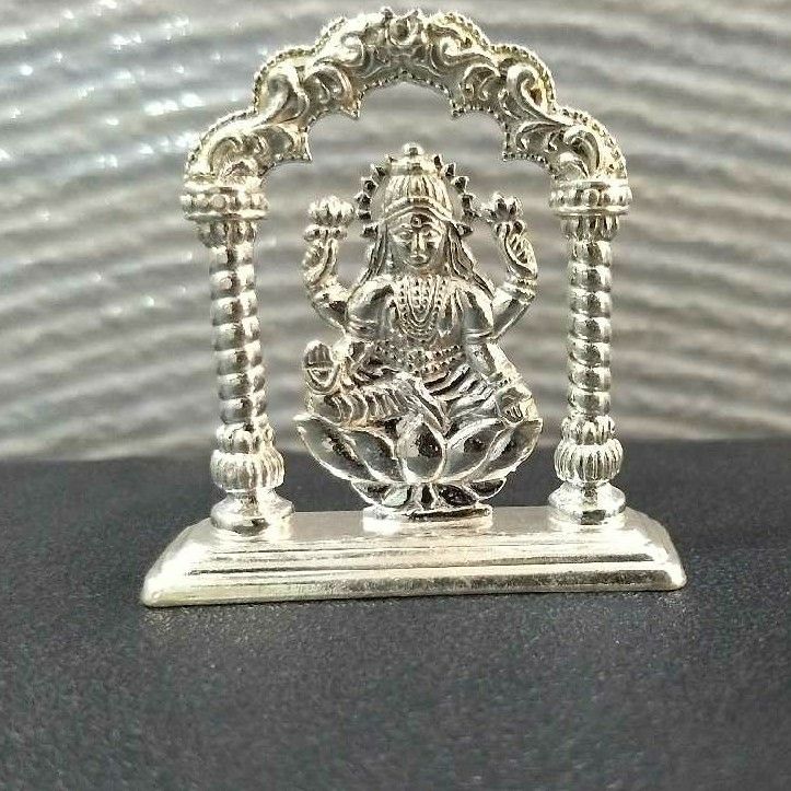 Silver Indian Lakshmi Murti