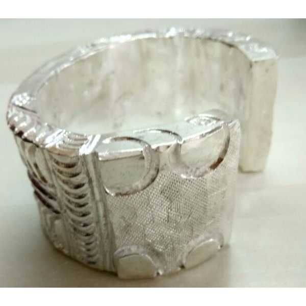 925 Fancy Indian Silver Bharwadi Kadla