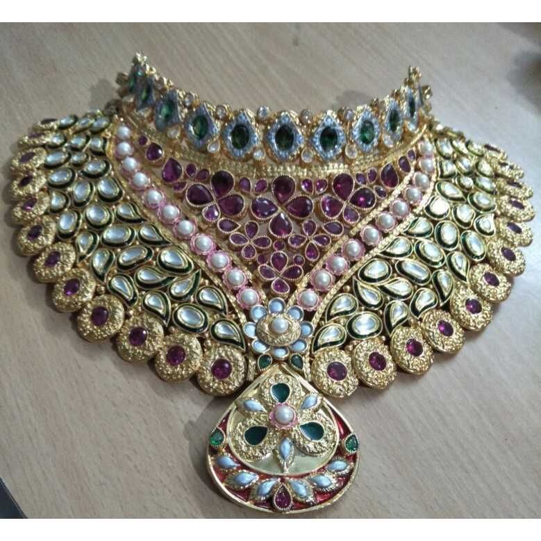 Silver Indian Moti Necklace