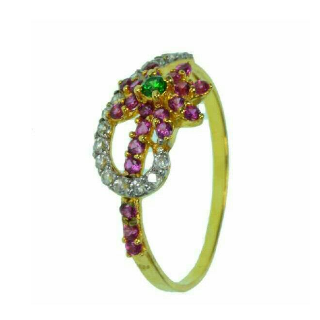 Attractive Colored Stones Ring