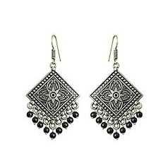 Silver Modern Trendy Earrings