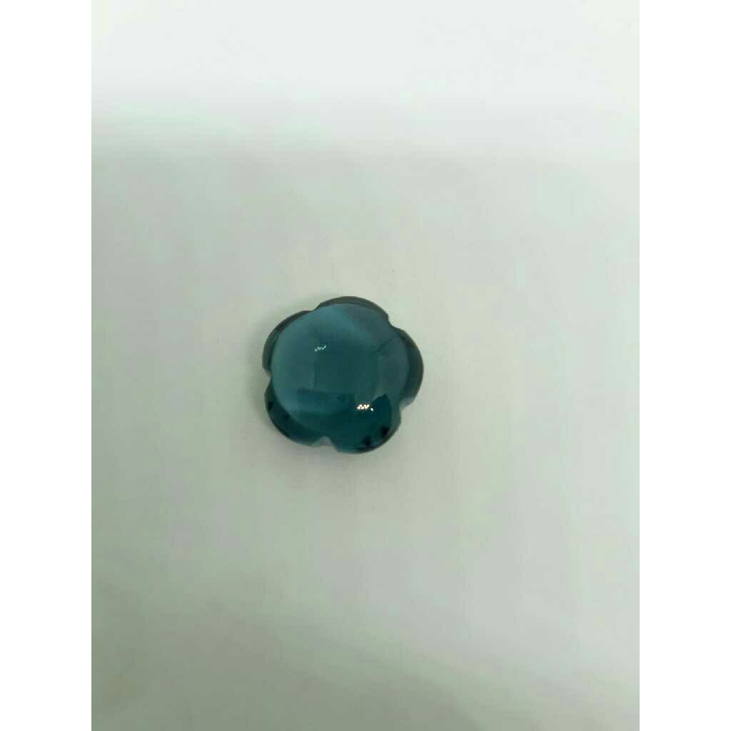 11.70ct round blue topaz