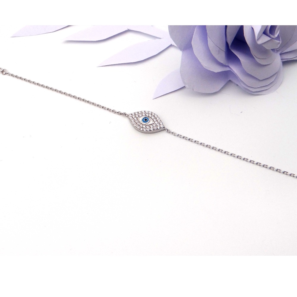blue evil eye bracelet