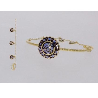 916 GOLD MEENA TRADITIONAL BRACELET