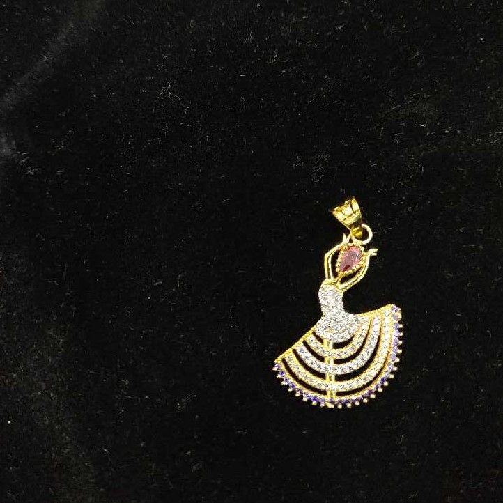 Doll Style Modern Gold Pendant