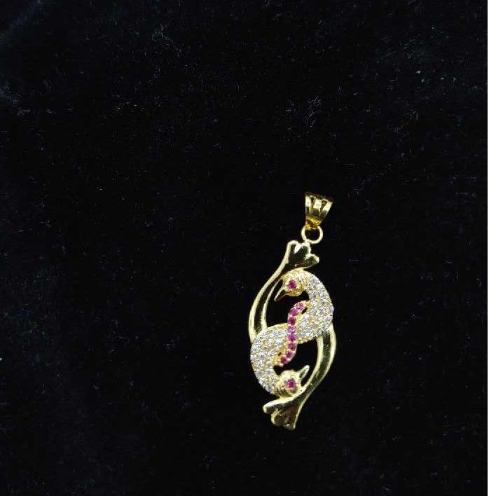 Love Birds Style Gold Fancy Pendant