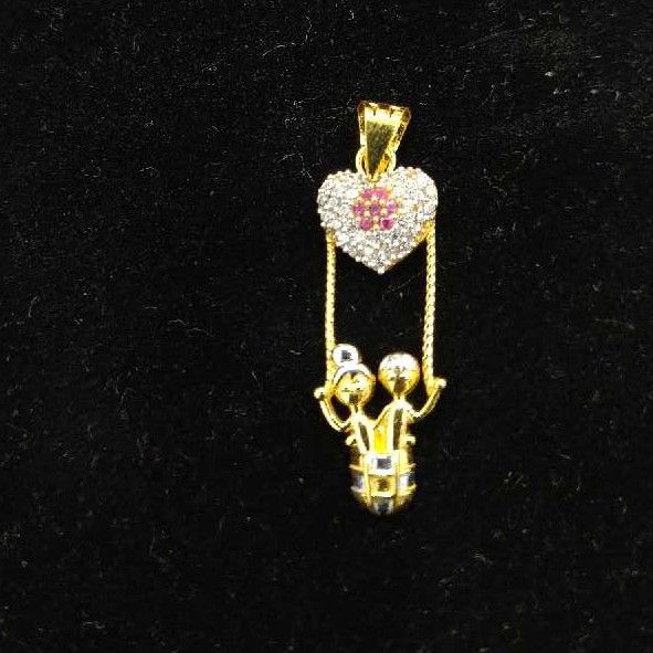 Attractive Gold Couple Pendant