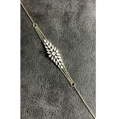 Light Weight 9KT swarovski Ladies Bracelet
