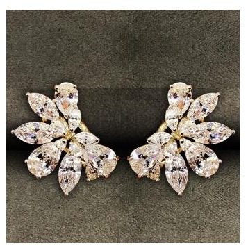 9KT Charmy Swarovski Ladies Earring