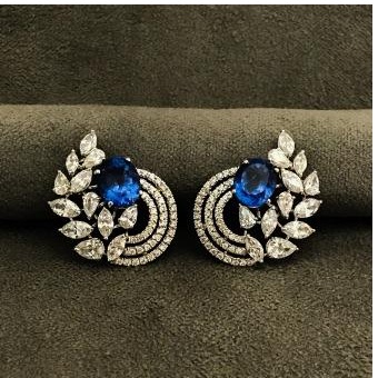 Fashionable 9KT Swarovski Earring