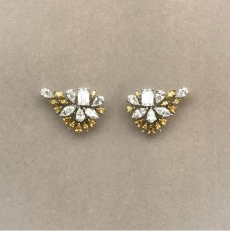 9KT Swarovski Delicate Ladies Earring