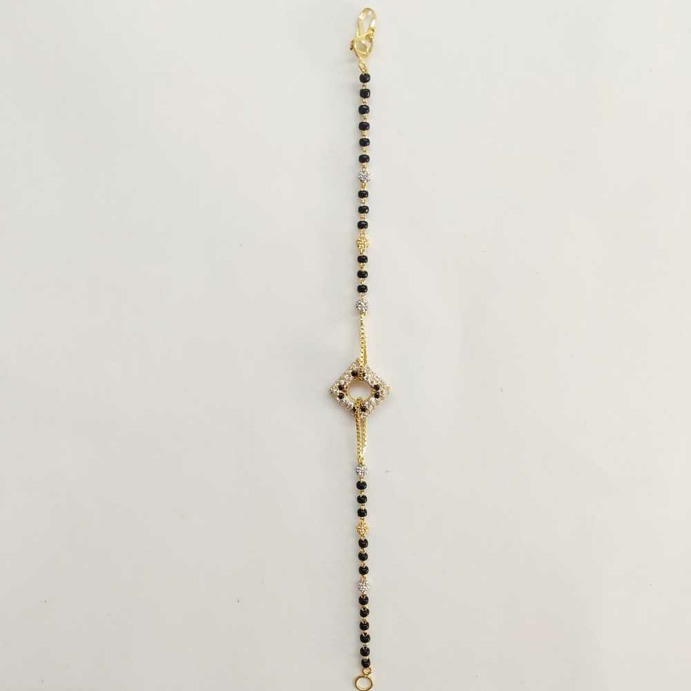 22k Gold Diamond Square Bracelet DVJ-016