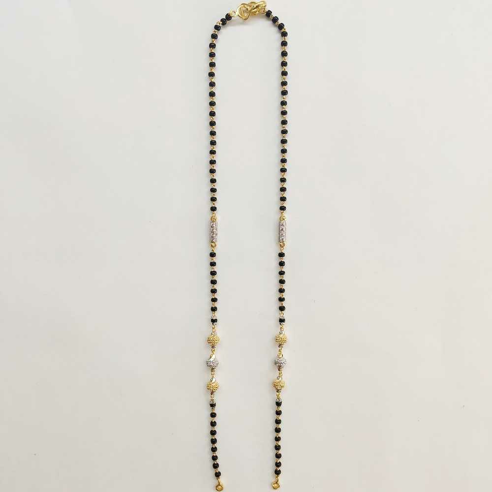 22k Gold Designer Single Line Mangalsutra DVJ-013