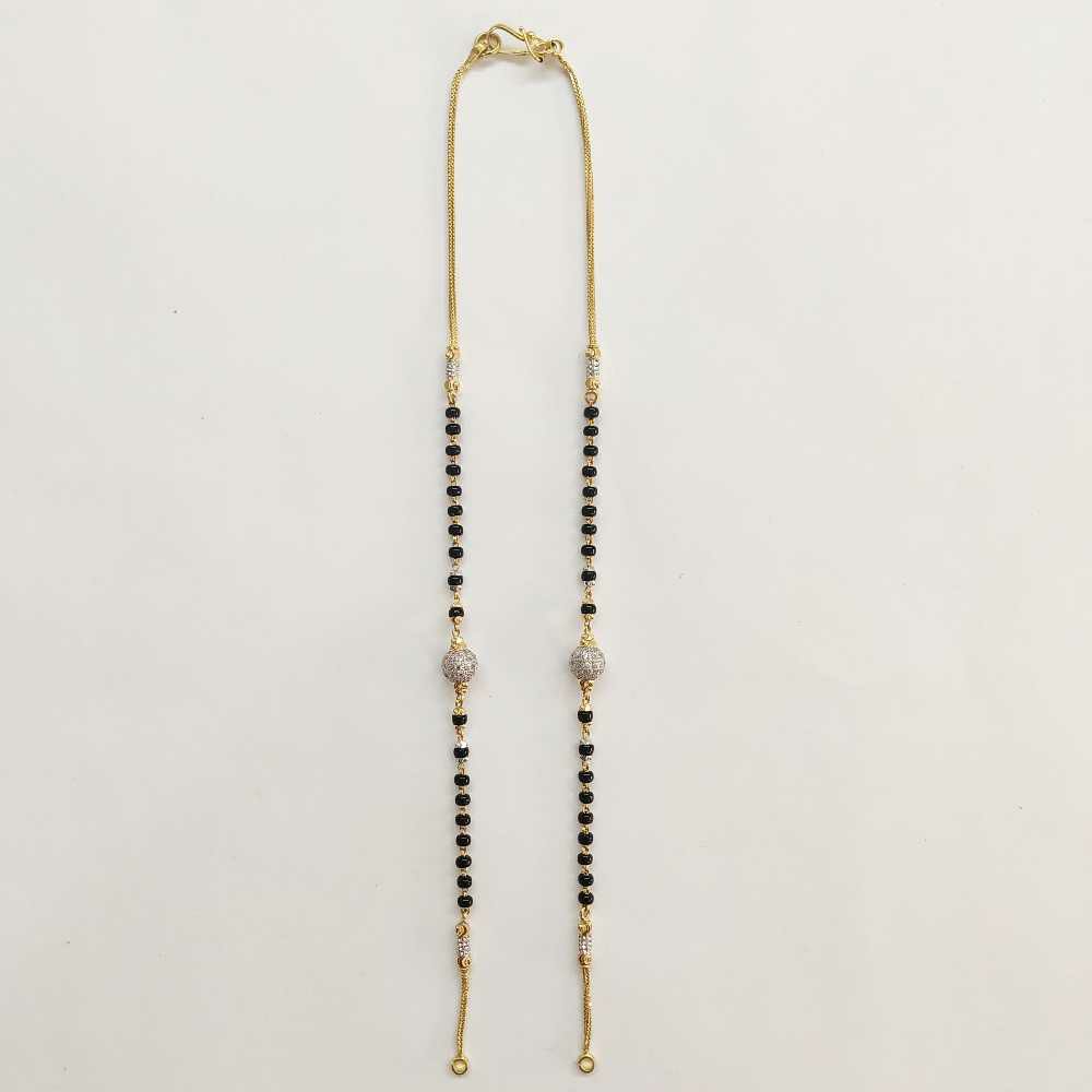 22k Gold Designer Single Line Mangalsutra DVJ-010