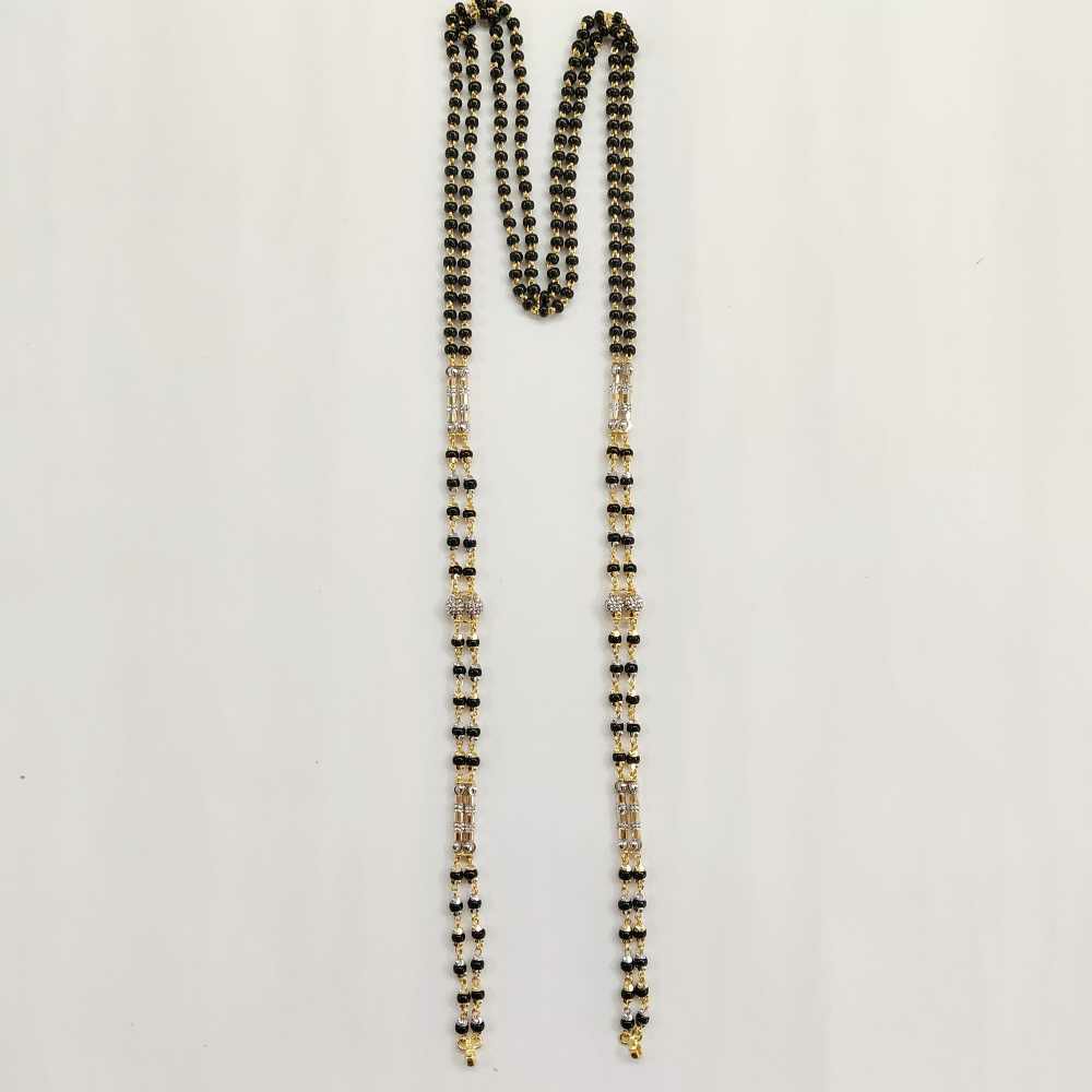 22k Fancy Double Line Mangalsutra DVJ-009