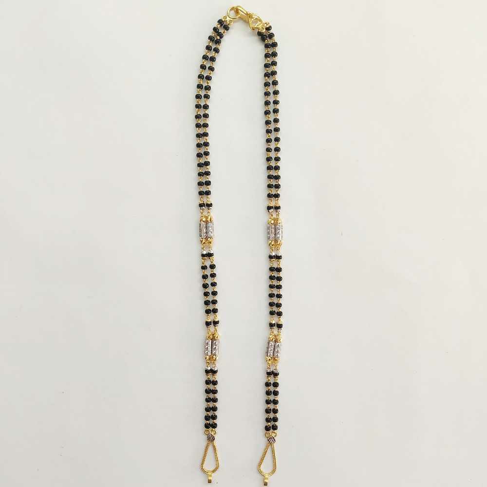 22k Gold Fancy Double Line Mangalsutra DVJ-005