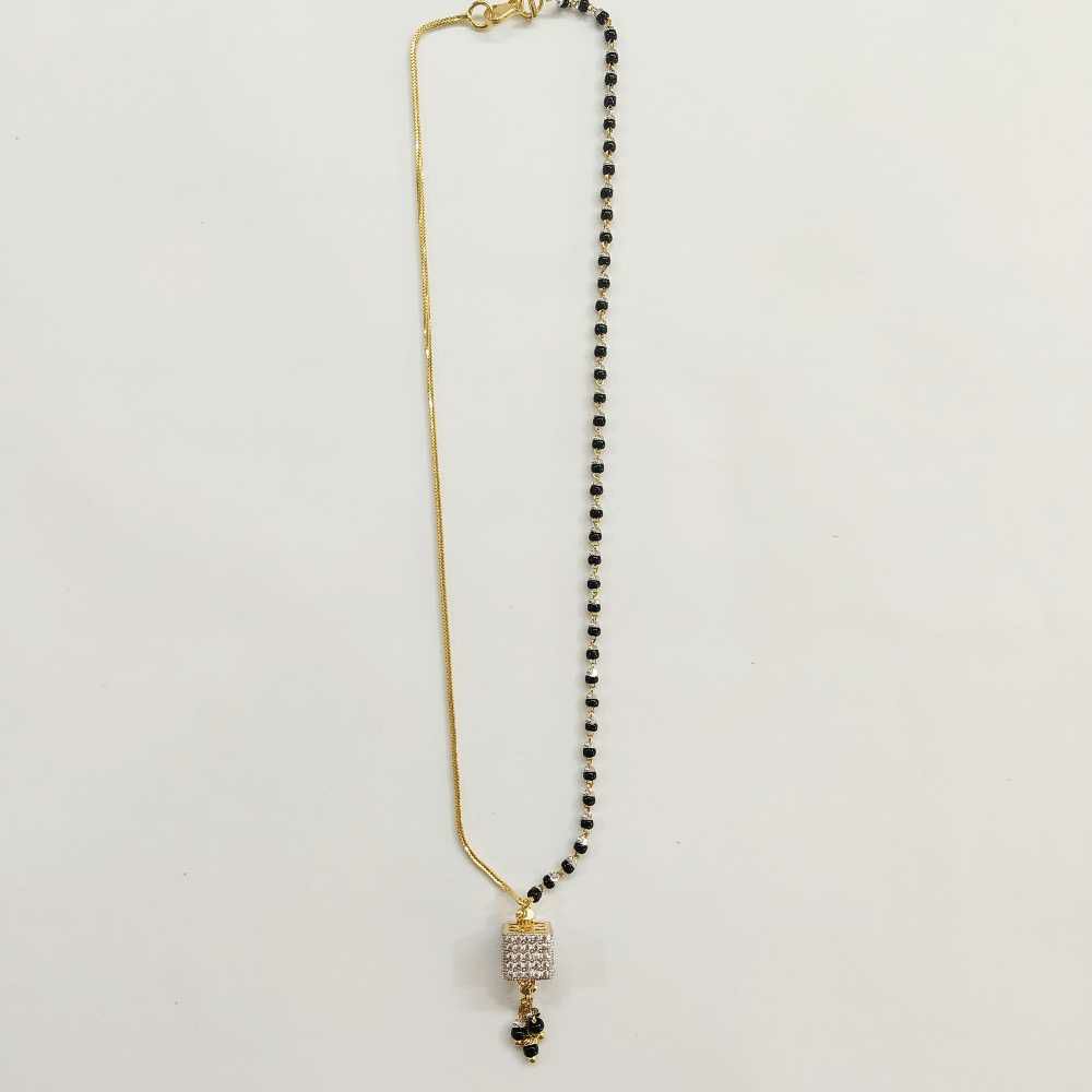 22k cz designer mangalsutra