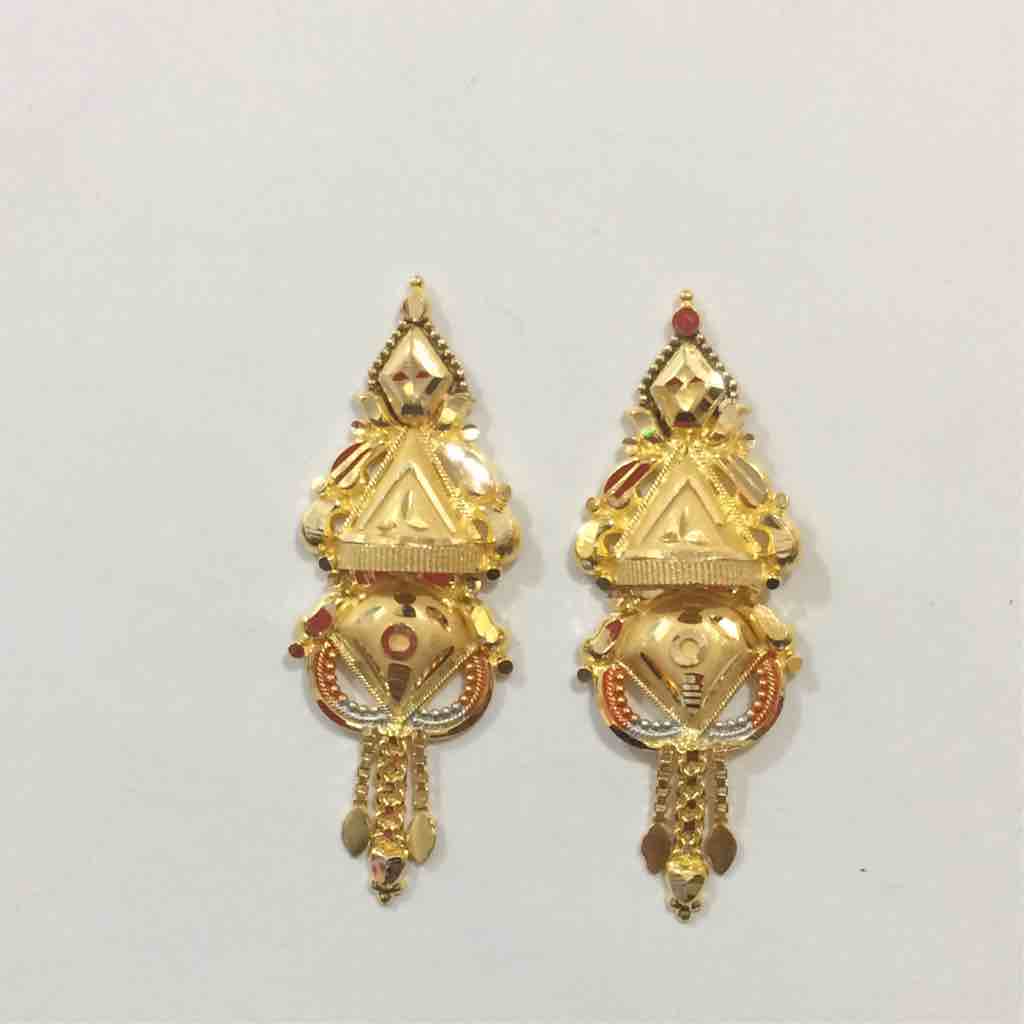 22KT Gold Fancy Exclusive Earring