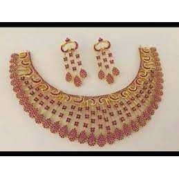 Artificial Fancy Bridal Necklace Set