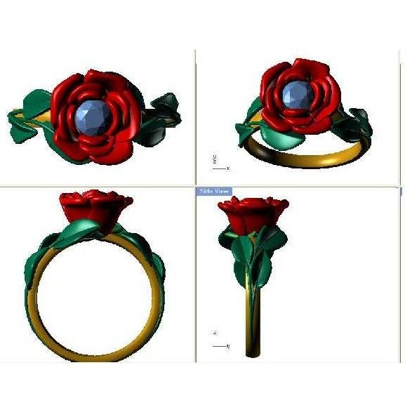 Rose Ring Moulds