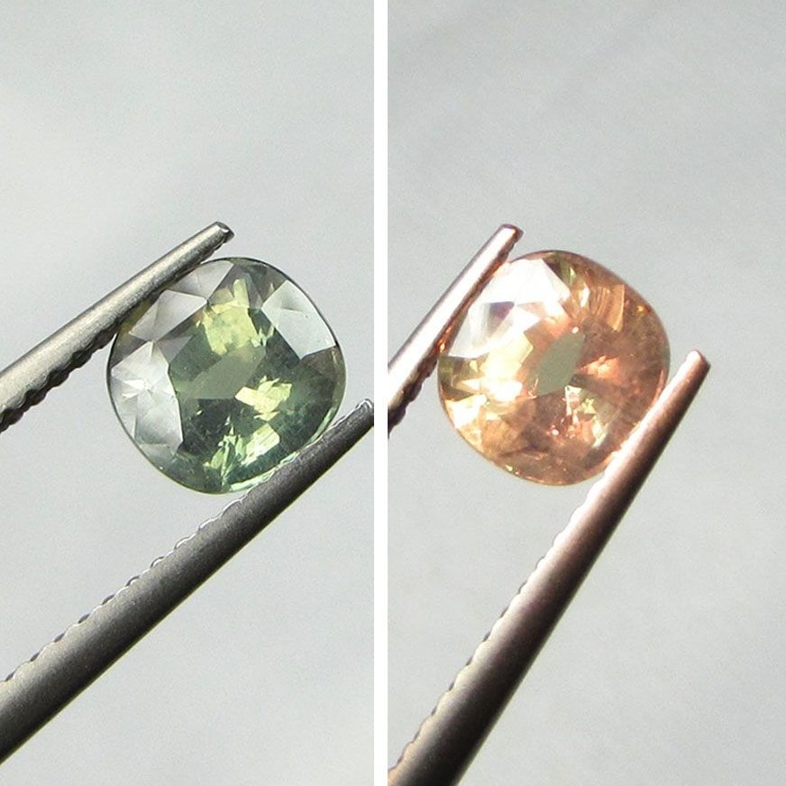 1.52ct cushion color-change alexandrite