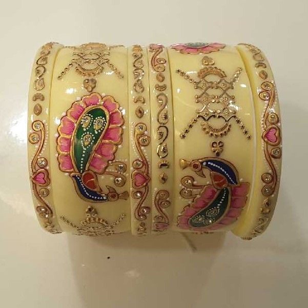 Indian Tradition Rajwadi 916 Gold Chuda
