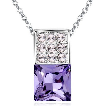 Antique Style Diamond With Stone Pendant