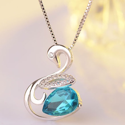 Delicate  swan Shape Ladies Pendant