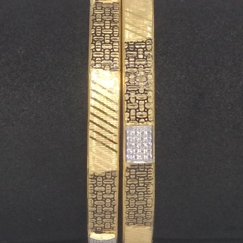 22kt fancy single paip copper kadli