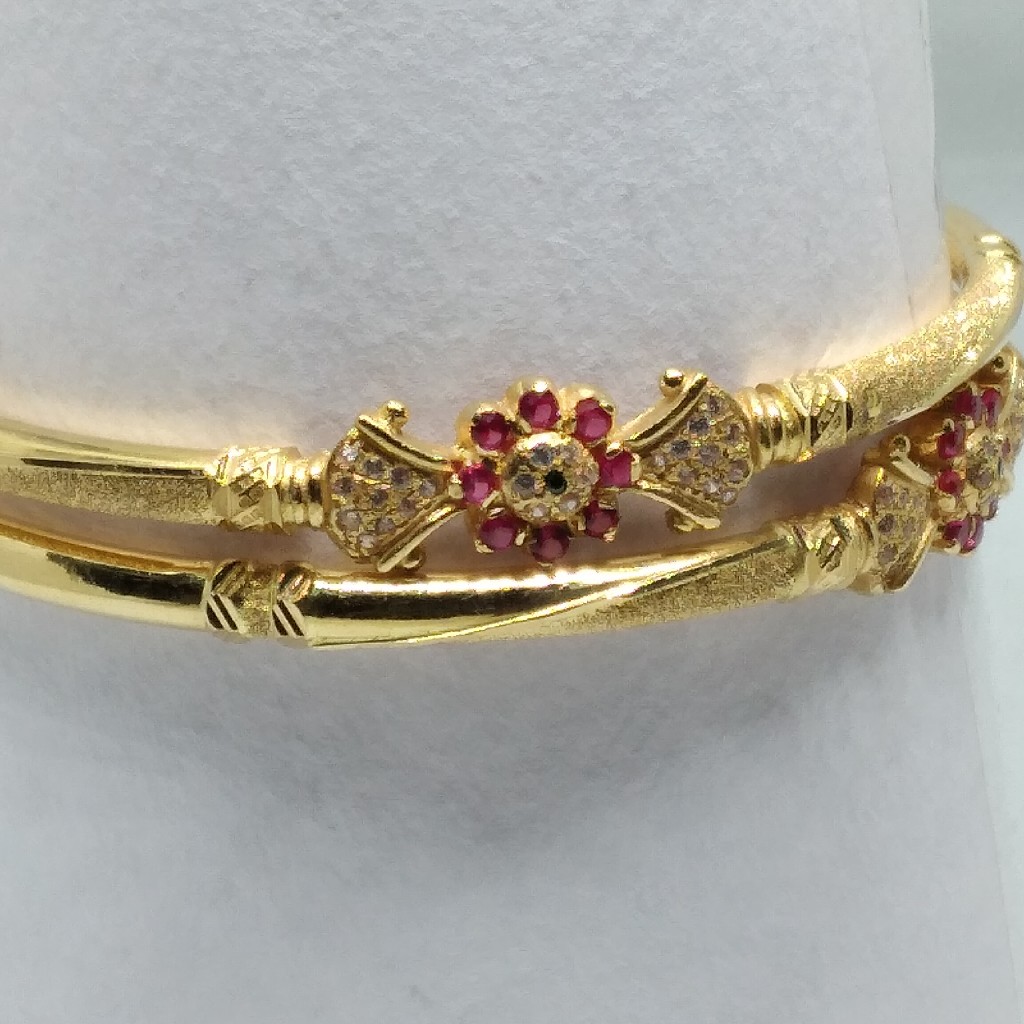 22kt fancy single paip copper kadli