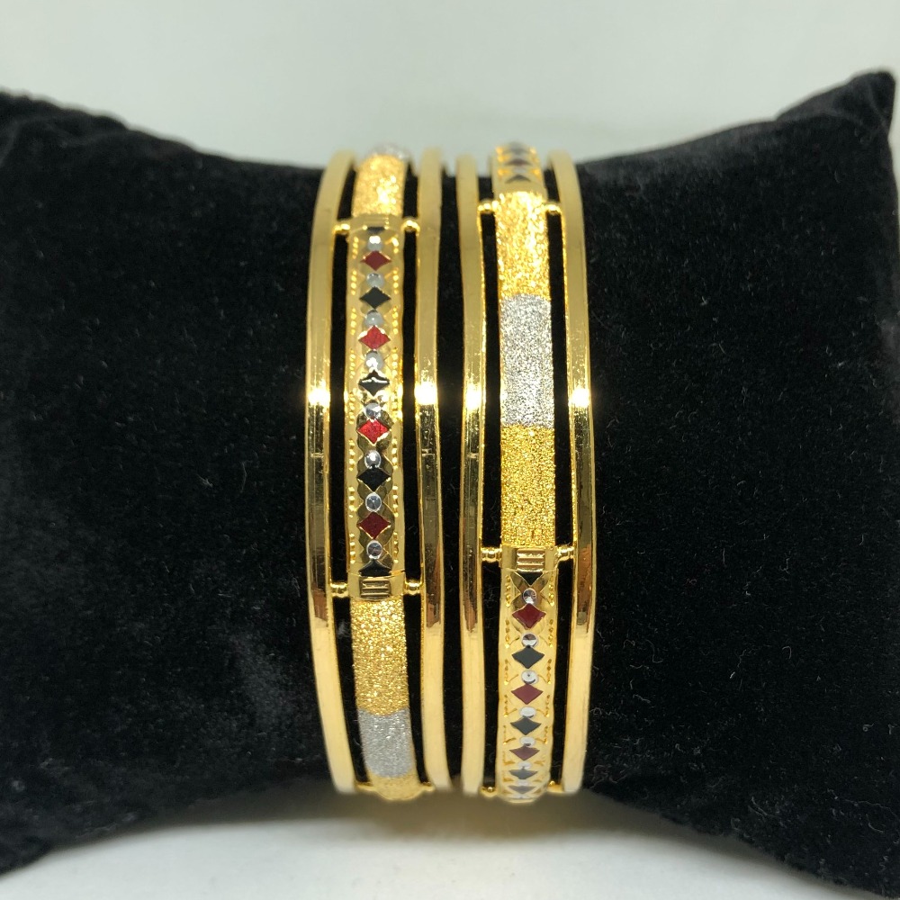 916 Gold Copper Kadli Bangle VN-B05