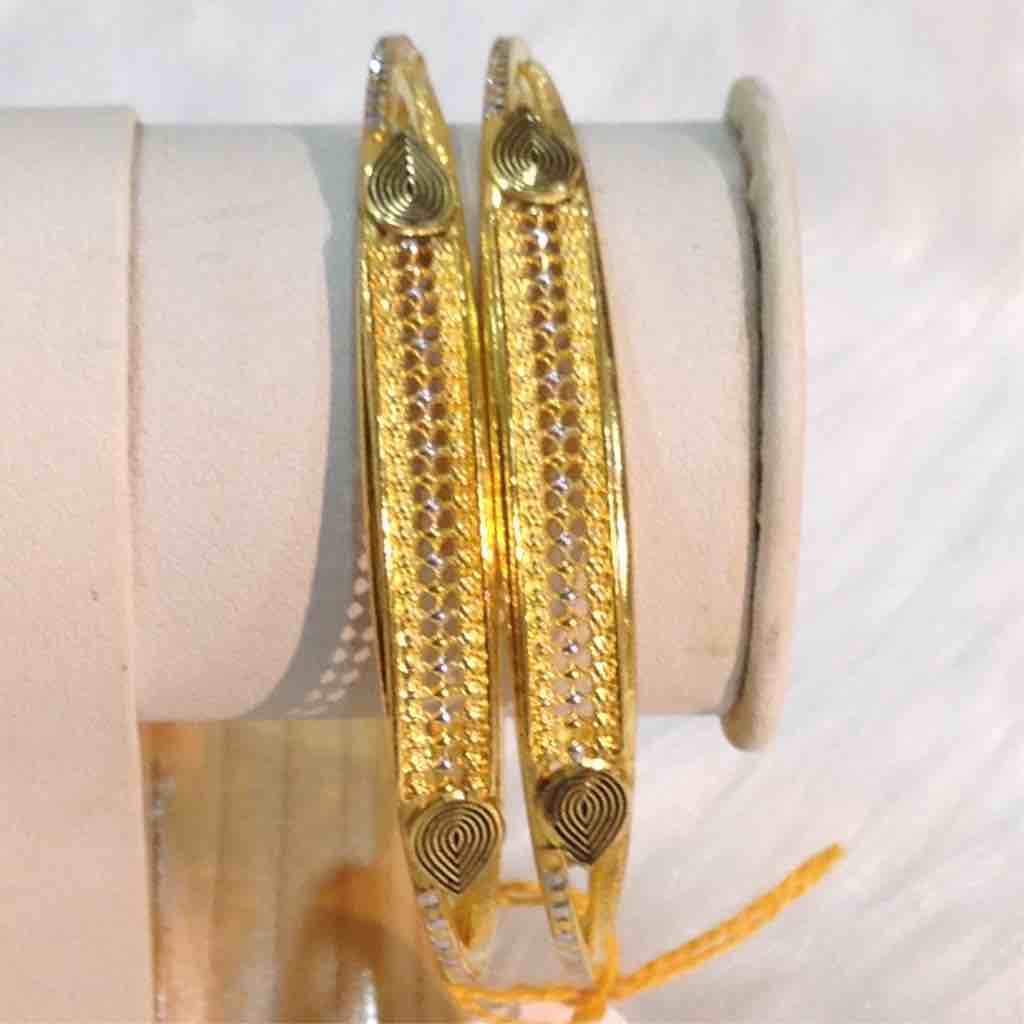 916 gold twisted copper kadli