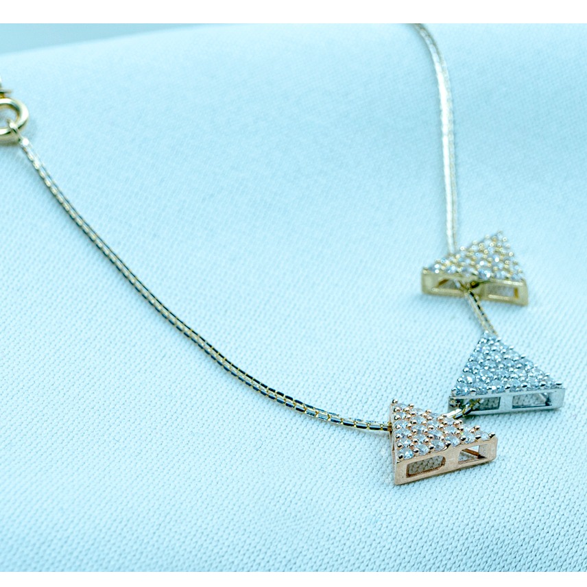 22kt gold modern Pendant chain dk1-235