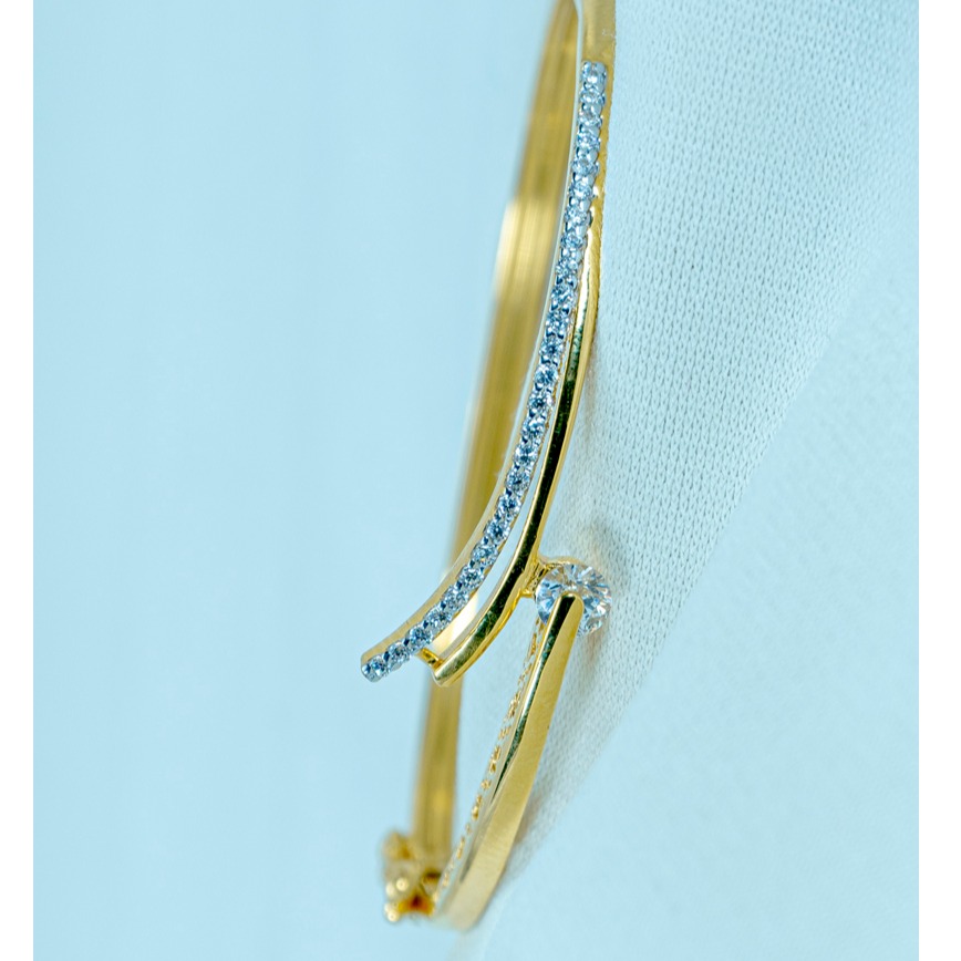 916 gold plain bracelet lb1-523