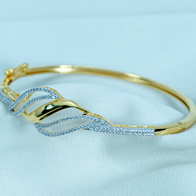 Gold diamond antique bracelet lb1-507