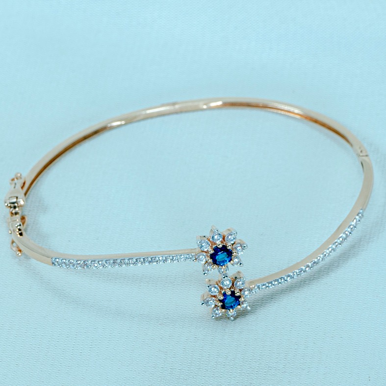 Gold blue stone bracelet  lb1-494