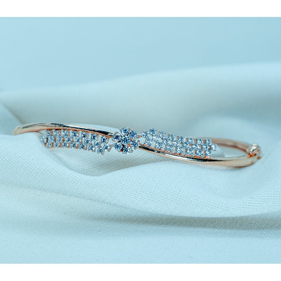 Gold diamond women bracelet  c