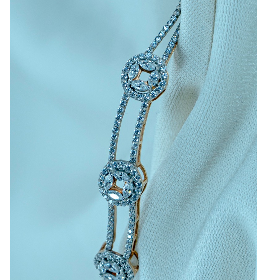 916 gold diamond bracelet lB1-75