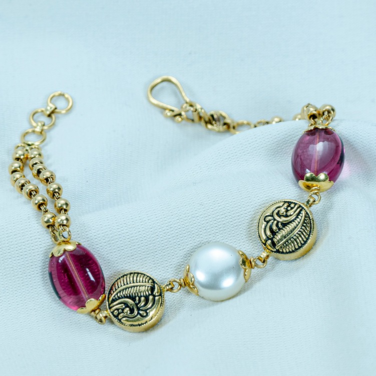 22KT gold Colorful Bracelet LB-585