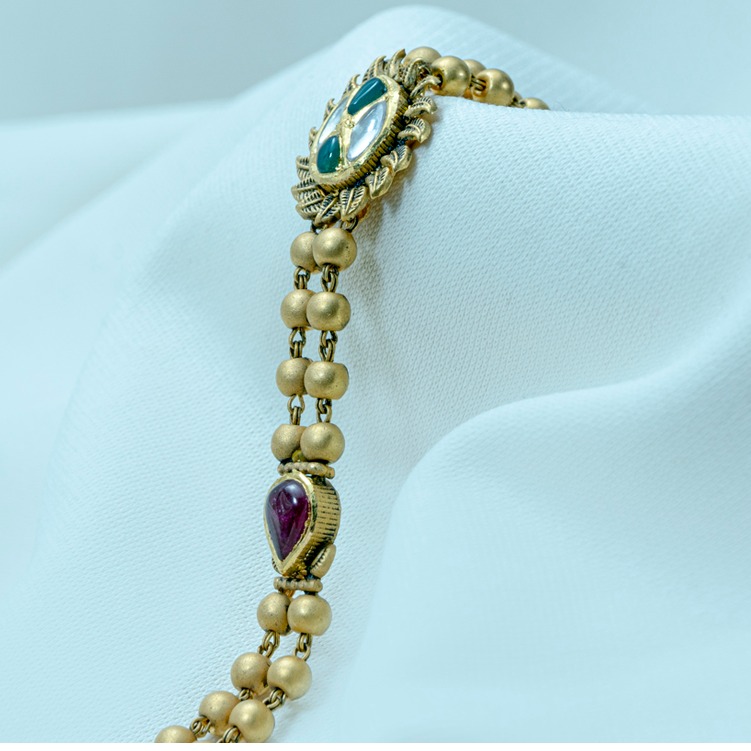22KT Gold Antique Bracelet LB-580