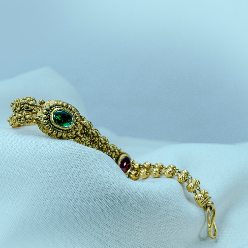 22KT Gold Antique Bracelet LB-139