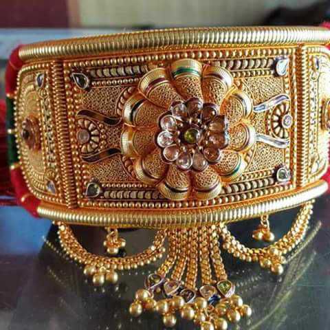 916 Gold Rajputi Hath Bajuband