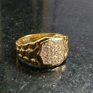 22KT Gold Modern Gent Ring