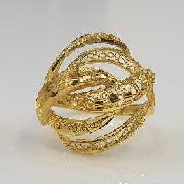 916 Gold Dazzling Turkey Ring