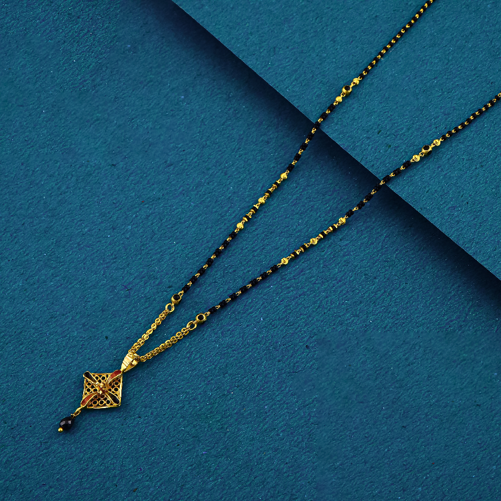 22k 916 Light Weight Indian Traditional Style Mangalsutra