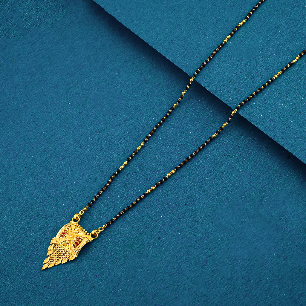 22K 916 KOLKATA STYLE FANCY RUNNING WEAR MANGALSUTRA